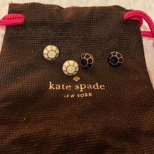 2 pairs of Kate Spade earrings